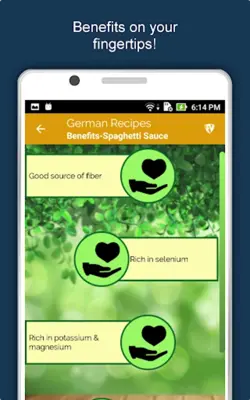 German Food Recipes Offline android App screenshot 0