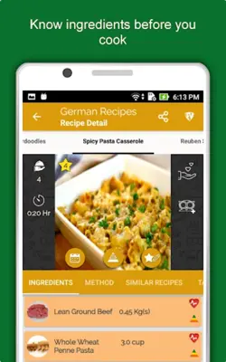 German Food Recipes Offline android App screenshot 2